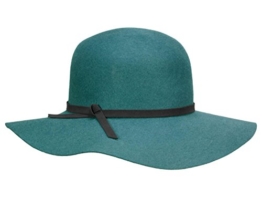 Mayser Heiderose Fedora Schlapphut - petrol S/54-55 -