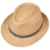 Mayser Samu Trilby Raffia Strohhut Sonnenhut Strandhut Sommerhut Hut Trilbyhut Strohfedora Strohhut Sommerhut (60 cm - natur) - 