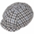 Mayser Seven Seidenmütze Flatcap Sommercap Ballonmütze Schirmmütze Schiebermütze Sommercap (61 cm - grau) - 