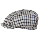 Mayser Seven Seidenmütze Flatcap Sommercap Ballonmütze Schirmmütze Schiebermütze Sommercap (61 cm - grau) -