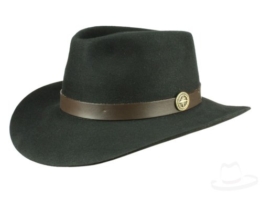 Mayser Windrose Wanderreiter Hut Fedora Filzhut - schwarz 54 -