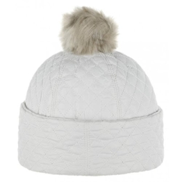 McBURN Cimarron Mütze für Damen Steppmützen Beanie mit Futter Herbst Winter (One Size - cremeweiß) -
