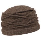 McBURN Kamita Walkmütze Wintermütze Damenmütze für Damen Walkhut Damenmütze Herbst Winter (One Size - braun) -