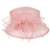 McBURN Mareana Cloche Glockenhut für Damen Kopfschmuck Haarschmuck Winter Sommer (One Size - rosa) -