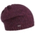 McBURN Shiny Beanie Damenmütze Strickmütze Mütze Wollmütze Merinomütze Wintermütze Skimütze für Damen Kinder Wollmütze Damenmütze Herbst Winter (One Size - bordeaux) -