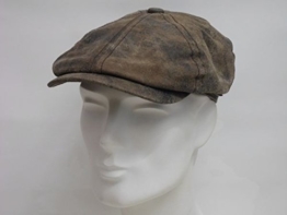 McCook Vintage Ledercap by Stetson (L/58-59 - braun) -