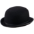Melone schwarzer Bowler Hut f. Hochzeiten Reiterhut Butler Fasching -