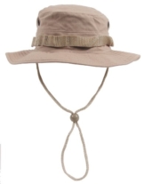 MFH Buschhut US mit Kinnband GI Boonie Rip Stop, khaki, M, 10713F -