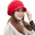 Minetom Damen Winter Elegante Warme Strickmuetzen Schirmmuetze Skimuetze (Rot) -