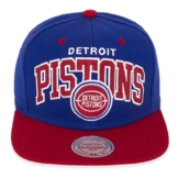 Mitchell and Ness NA80Z NBA CAP Snapback PISTONS EAGLES Einheitsgröße NEU!, Kappengröße:one size;Farbe:Blau Rot -