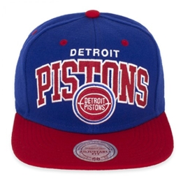 Mitchell and Ness NA80Z NBA CAP Snapback PISTONS EAGLES Einheitsgröße NEU!, Kappengröße:one size;Farbe:Blau Rot -