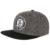 Mitchell & Ness 2 Tone Nets Static Cap Basecap Baseballcap Kappe Flat Brim Flatbrim Baseballmütze Cap Basecap (One Size - schwarz) -