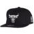 Mitchell & Ness Black White EU448 Snapback CHICAGO BULLS Black, Size:ONE SIZE -