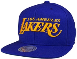 Mitchell & Ness Lakers Herren Snapback Cap Lila -