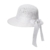 Miuno® Damen Sonnenhut Partyhut Stroh Hut Schleife H51092 (Weiß) -