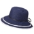 Miuno® Damen Sonnenhut Partyhut Stroh Hut Schleife Glocke H51061 (Blau) - 