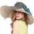 Mode Frauen Sommer Strand Hut Damen großer Rand Anti-UV Hut faltbare Sonnenhut (Gray) - 
