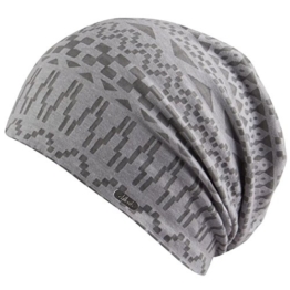 Mütze Dhaka Oversize Beanie Chillouts Sommermütze Oversize-Mütze (One Size - grau) -