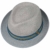 Munster Toyo Trilby Sommerhut Stetson Trilby Strohhut (L/58-59 - hellgrau) - 