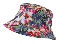 myrtle beach Colourful Bucket Hat in flower/black Größe: L/XL -