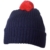Myrtle Beach - Strickmütze mit Pompon / Bommelmütze / navy, One Size - 
