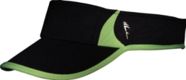 Myrtle Beach Uni Cap Running Sunvisor, black/neon-yellow, One size, MB6545 blny -
