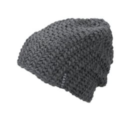 Myrtle Beach Uni Oversize Häkelbeanie, carbon, One size, MB7941 cb -