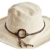 MYTEM-GEAR Damen Hut Sonnenhut Strandhut beige mit formbarer Krempe und Kordelband -