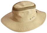 MYTEM-GEAR Herren Australierhut Buschhut Safarihut Mütze Hut Outdoor mit Kinnband und Netzeinsatz (60 cm, sand) -
