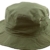 MYTEM-GEAR Unisex Australierhut Buschhut Safarihut Mütze Hut Outdoor mit Kinnband und seitlichen Druckknöpfen (60 cm, olive) - 