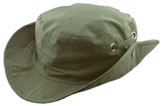 MYTEM-GEAR Unisex Australierhut Buschhut Safarihut Mütze Hut Outdoor mit Kinnband und seitlichen Druckknöpfen (60 cm, olive) -