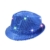 Namsan Jazz-Hut / Party-Hut, mit 9 blinkenden und farbenfrohen LEDs beleuchtet, mit Pailletten besetzt, blau -