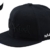 Nebelkind Snapback Cap schwarz mit Kassetten / Tape Muster onesize unisex - 