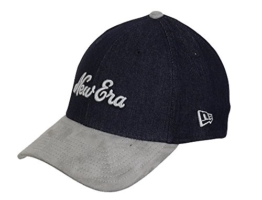 New Era 39Thirty Flexfit Cap - SUEDE VIZE navy - S/M -