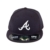 New Era 59FIFTY Atlanta Braves Baseball Cap - on Field - Away - 7 - 