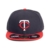 New Era 59FIFTY Minnesota Twins Baseball Cap - On Field MLB - Away - 7 3/8 - 