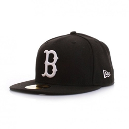 New Era 59Fiftys Cap - BOSTON RED SOX - Black-White, Size:7 -