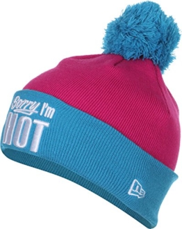 New Era Bommelmütze - SORRY I`M HOT - Bright Pink-Turquoise, Size:ONE SIZE -