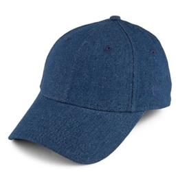 New Era Damen 9FORTY Denim Baseball Cap - Dunkelblau - Einstellbar -