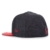 New Era Densuede Denim Cap - MIAMI HEAT - Blue-Scarlet, Size:7 1/4 - 