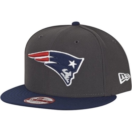 New Era EMEA 9Fifty Snapback NEW ENGLAND PATRIOTS Dunkelgrau Blau, Size:M/L -