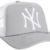 New Era Herren Baseball Cap Mütze MLB Clean Trucker NY Yankees, Grey/White, One Size, 10531937 -