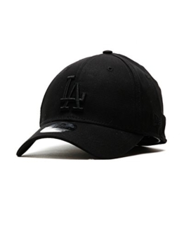 New Era League Essential 39Thirty Cap LA DODGERS Schwarz Schwarz, Size:L/XL -