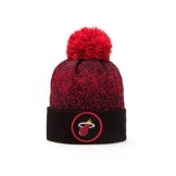 New Era Miami Heat NBA '17 Pom Beanie Mütze, black/red -
