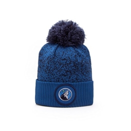 New Era Minnesota Timberwolves NBA '17 Pom Beanie Mütze, midnight blue -