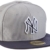 New Era Schirmmütze Yankee Diamond Reverse 59-Fifty, Grau, 7.25, 80102210 -