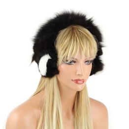 Ohrenschützer Pelzband Stirnband Echtfell Ohrenwärmer Ohrwärmer EarMuffs Fuchspelz Fox Fuchs Mütze -