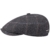 Ore Wool Six Panel Flatcap Schirmmütze Schiebermütze Fischgrat Wollcap Mütze Stetson Schiebermütze Schirmmütze (63 cm - anthrazit) -