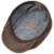 Oregon Cowhide Flatcap Schirmmütze Schiebermütze Ledermütze Ledercap Mütze Stetson Ledercap Schirmmütze (L/58-59 - braun) - 