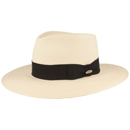 ORGINAL Panama-Hut | Stroh-Hut | Sommer-Hut aus Ecuador – Handgeflochten, UV-Schutz 30, Wasserabweisend, Bruchschutz -